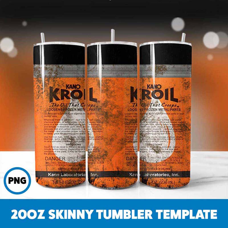 Kano Kroil Tumbler Wrap, 20oz Skinny Tumbler Wrap