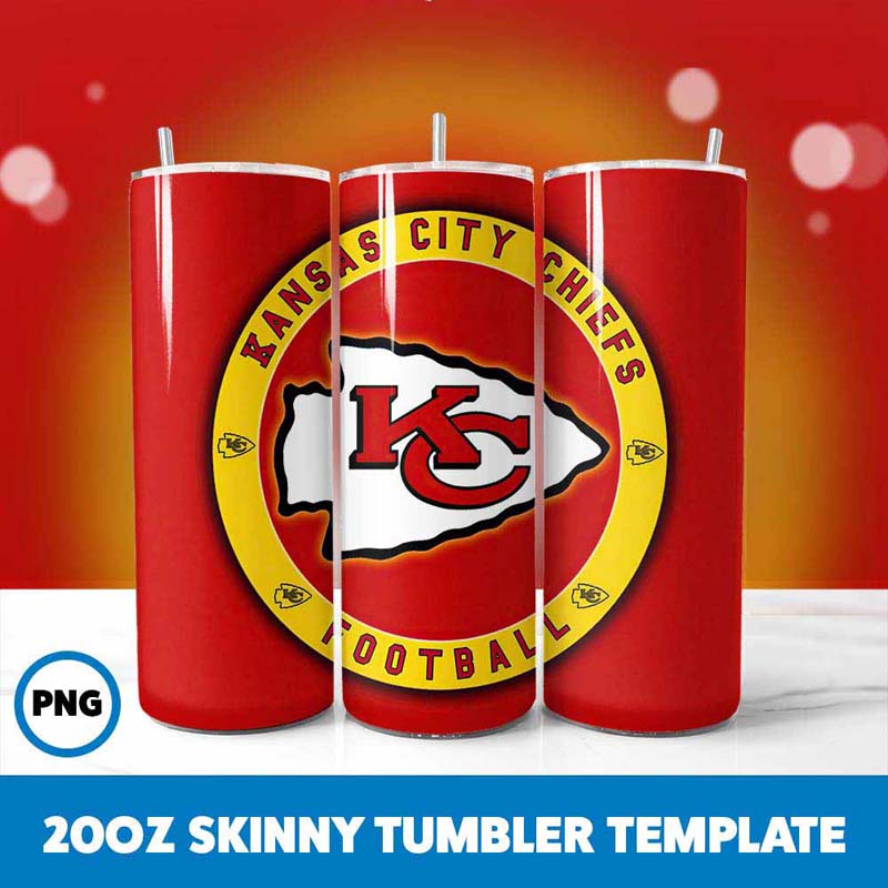 Kansas City Chiefs 20oz
  Tumbler Wrap