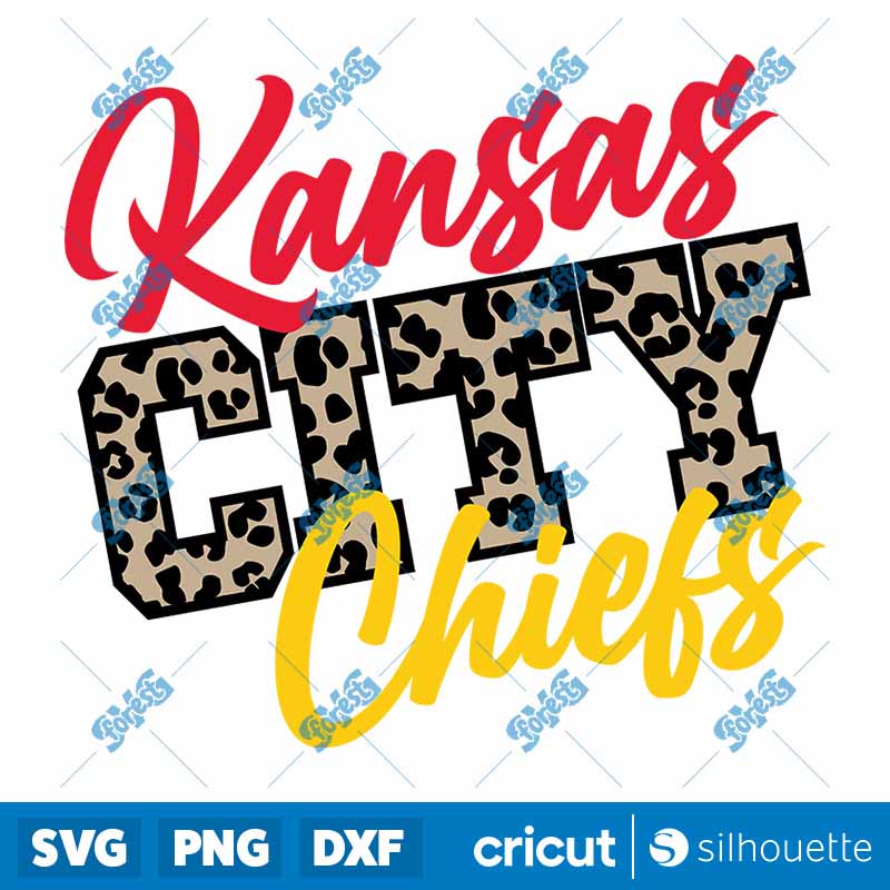 Kansas City Chiefs Leopard SVG