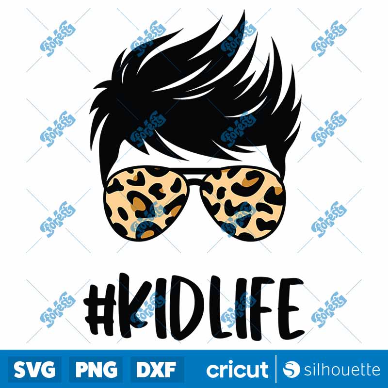 Kid Life Leopard SVG