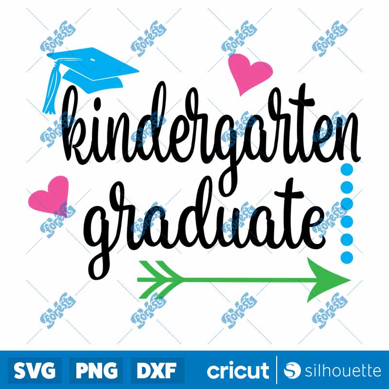 Kindergarten Graduate Arrow
Dots Hearts SVG