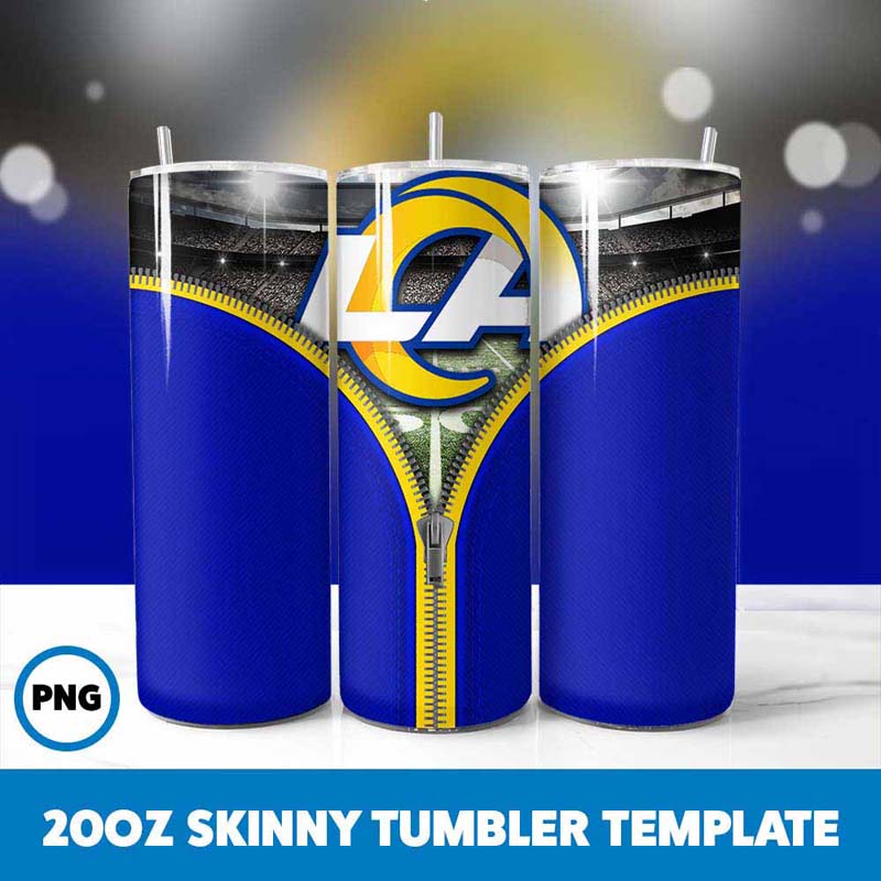 LA Rams Zipper Tumbler Wrap