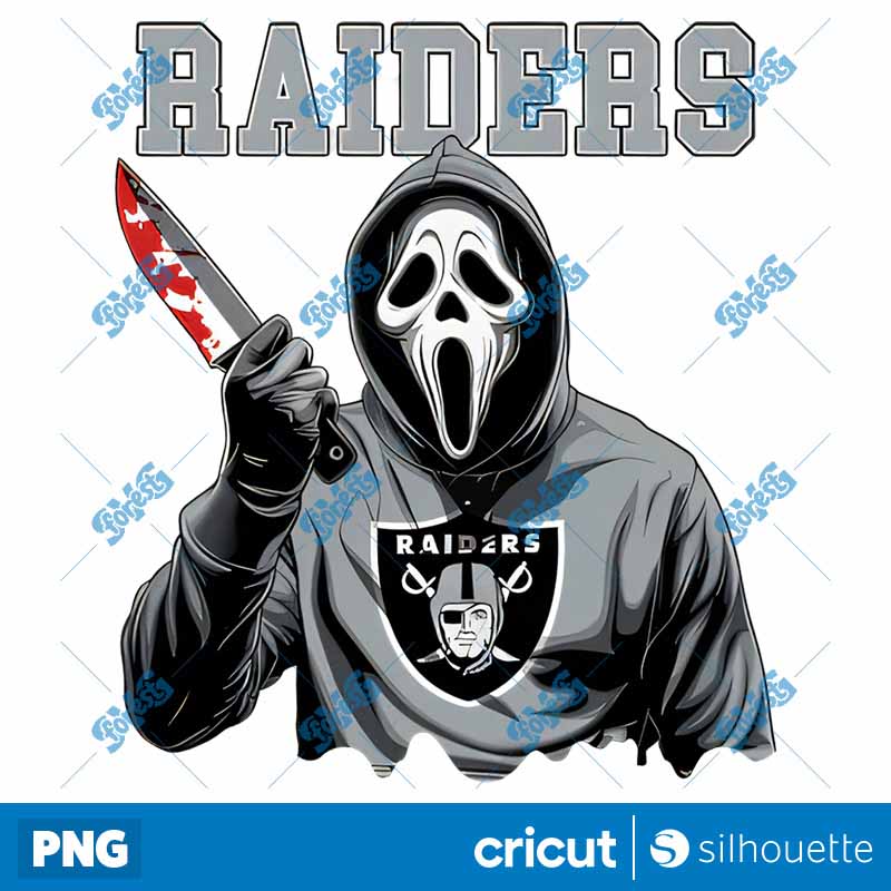 Las Vegas Raiders Movie
  Ghostface NFL PNG