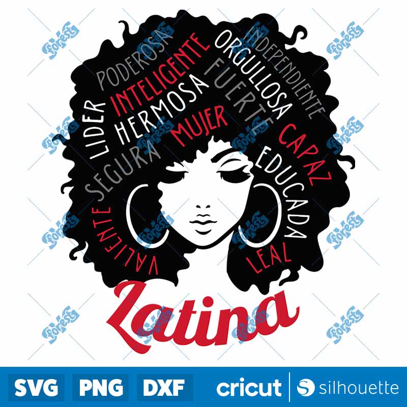 Latina Shirts Empowered SVG