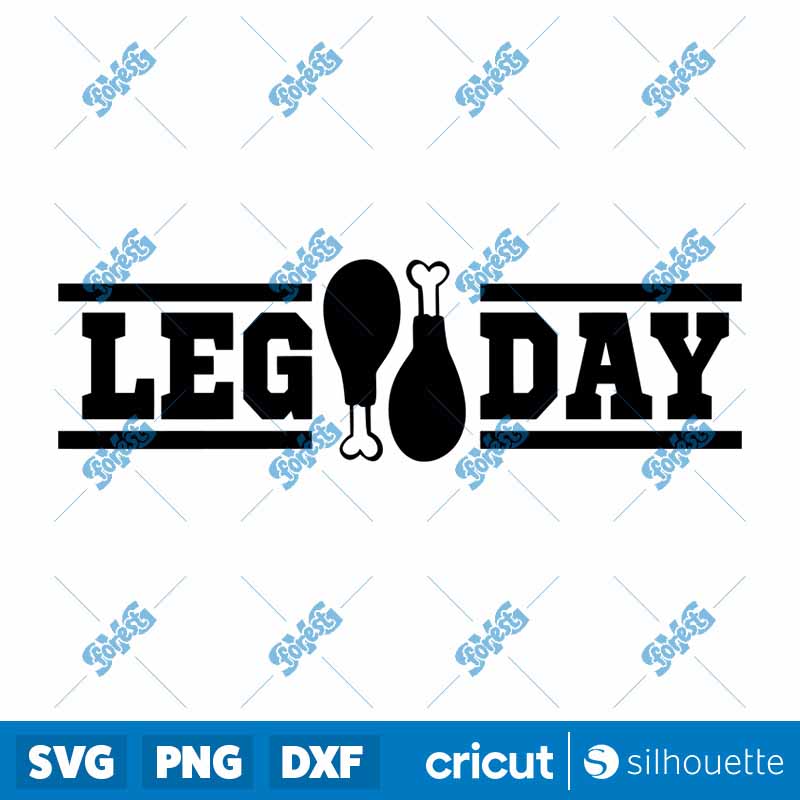 Leg Day SVG