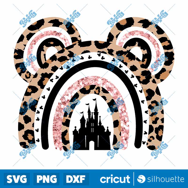 Leopard Mouse Rainbow Vacation
  Design