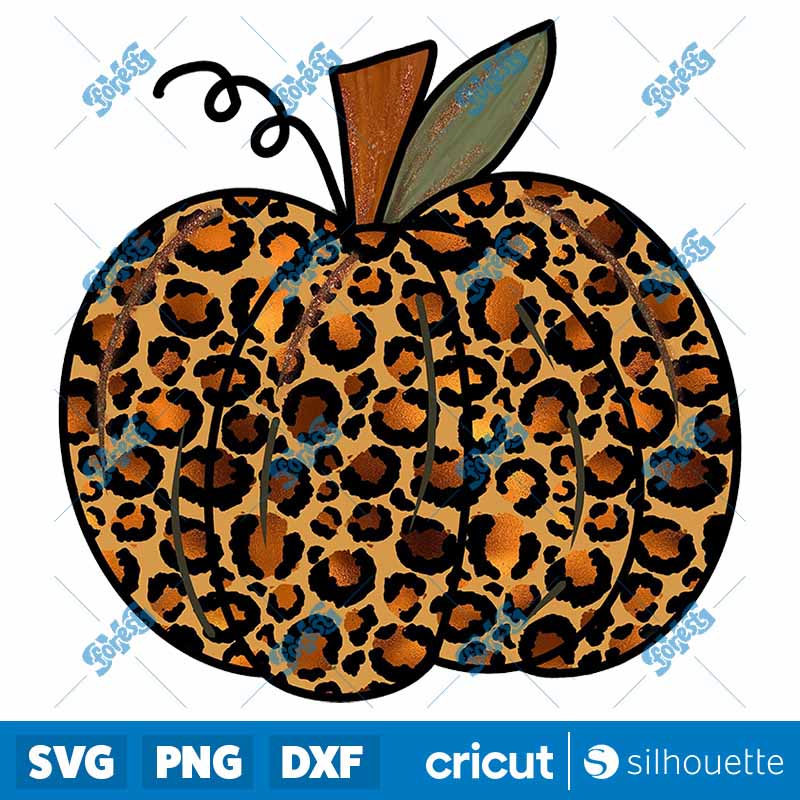 Leopard Pumpkin Design