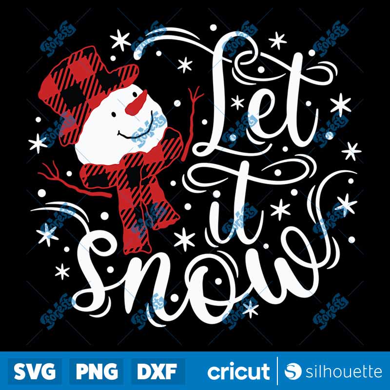 Let It Snow SVG