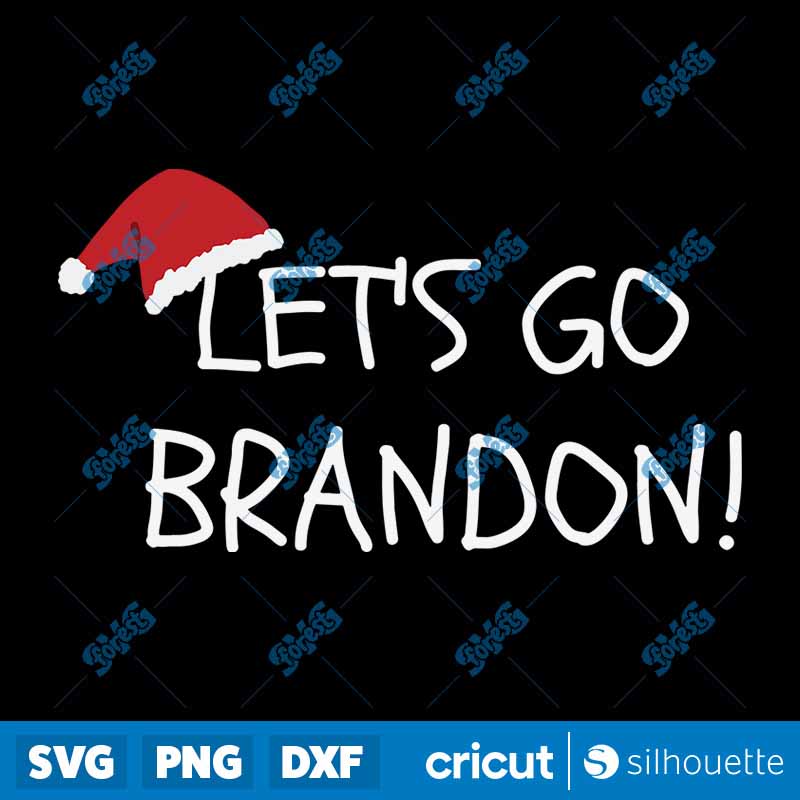 Lets Go Brandon Christmas
Santa Hat Funny Joe Biden