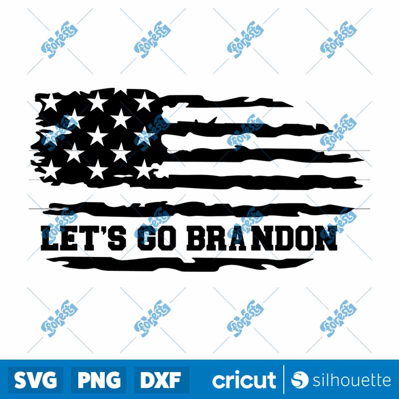 Lets Go Brandon Flag SVG