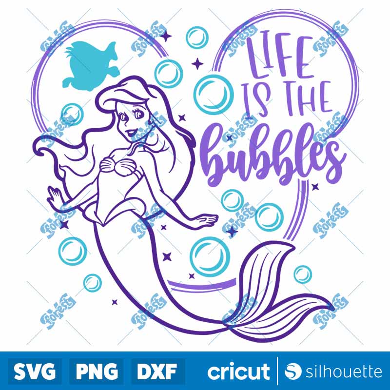 Life is The Bubbles SVG