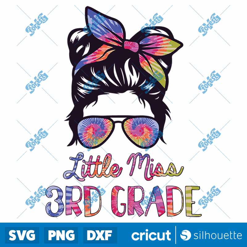 Little Miss 3rd Grade Girls
Back To School Daughter SVG