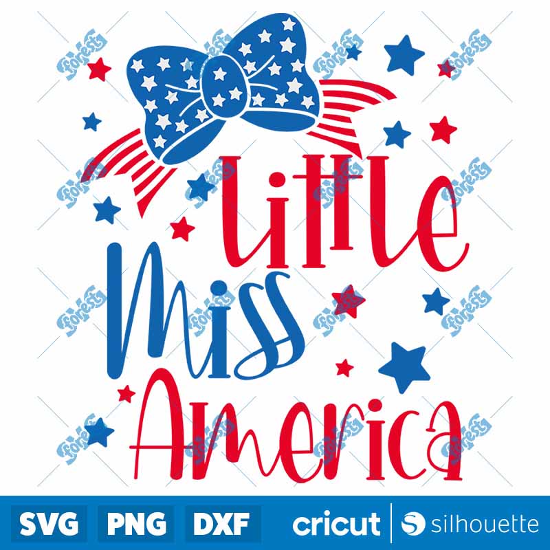 Little Miss America SVG