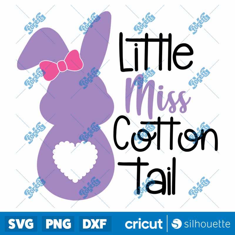 Little Miss Cotton Tail SVG