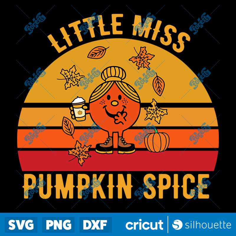 Little Miss Pumpkin Spice SVG