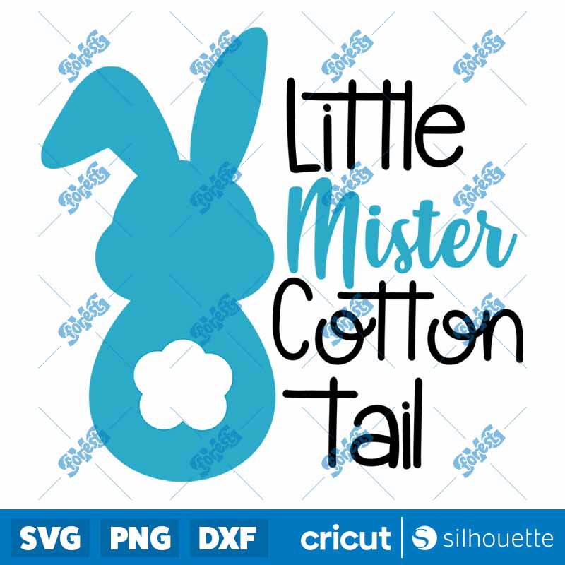 Little Mister Cotton Tail SVG