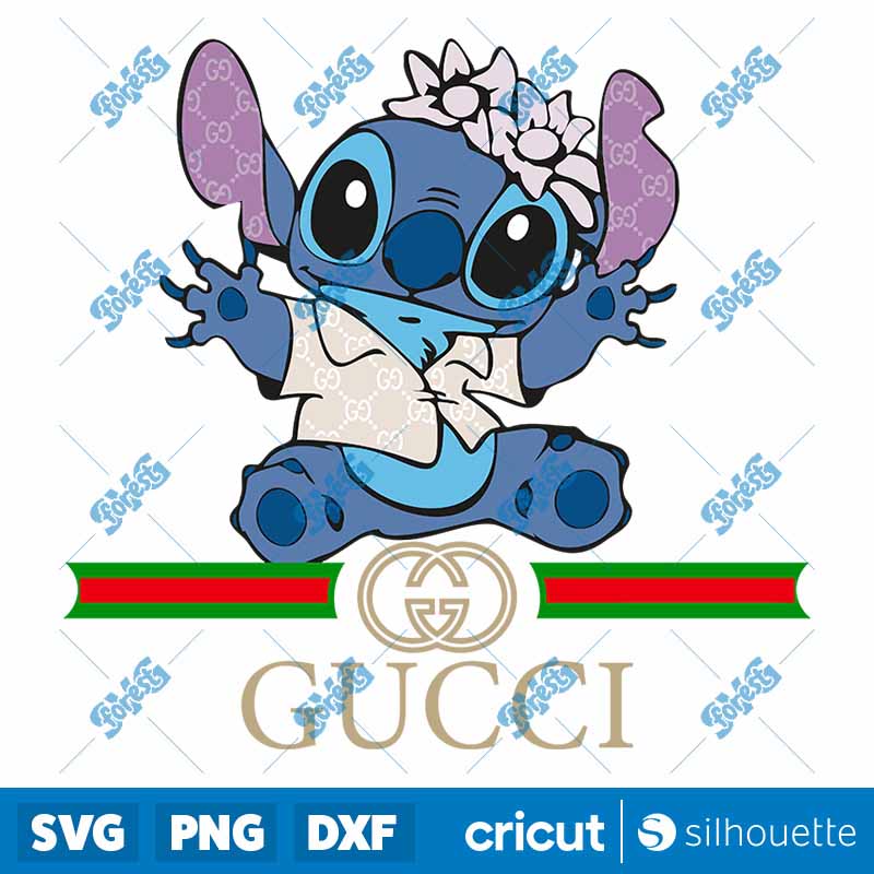 Logo Gucci Stitch Disney Brand
SVG