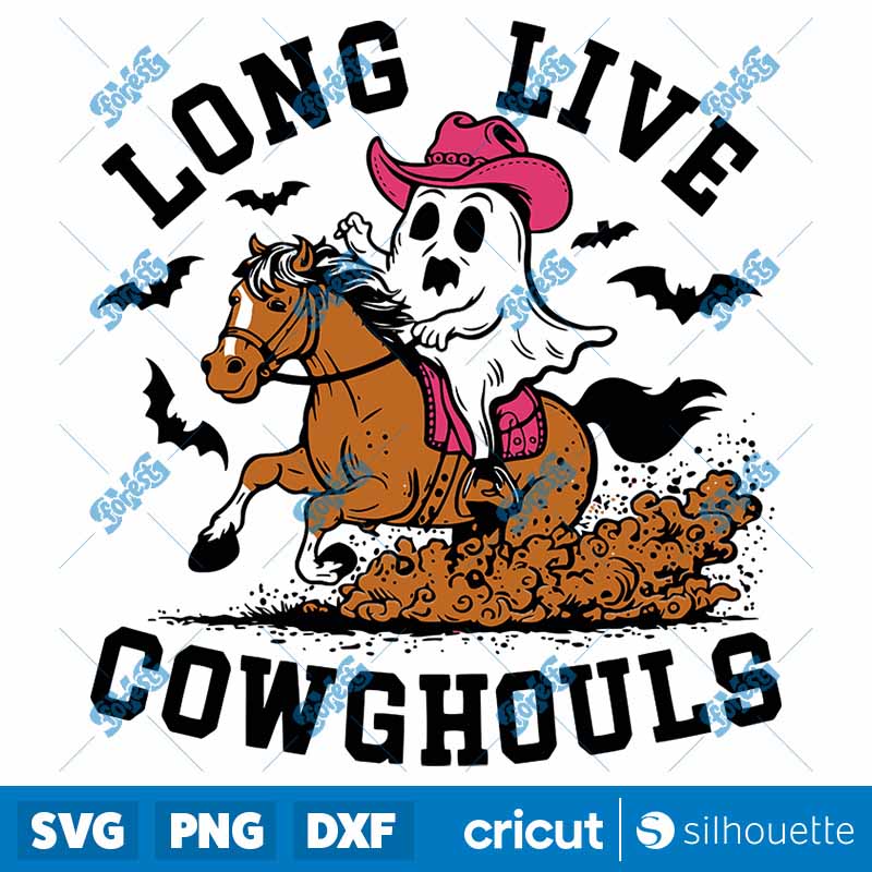 Long Live Cowghouls Ghost And
  Horse SVG