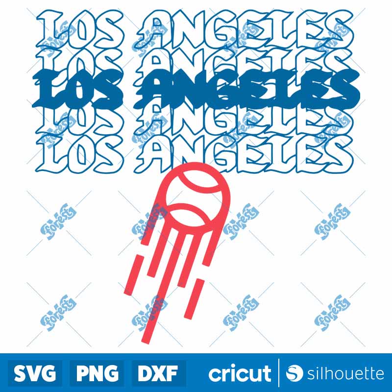 Los Angeles Baseball MLB Team
SVG