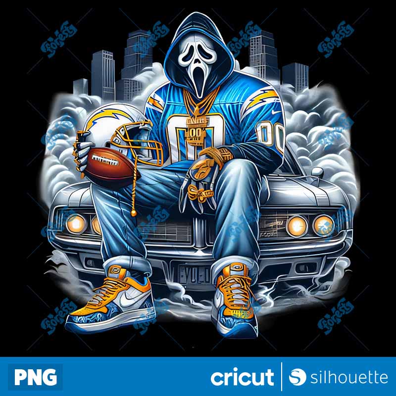 Los Angeles Chargers Movie
  Ghost Car NFL PNG