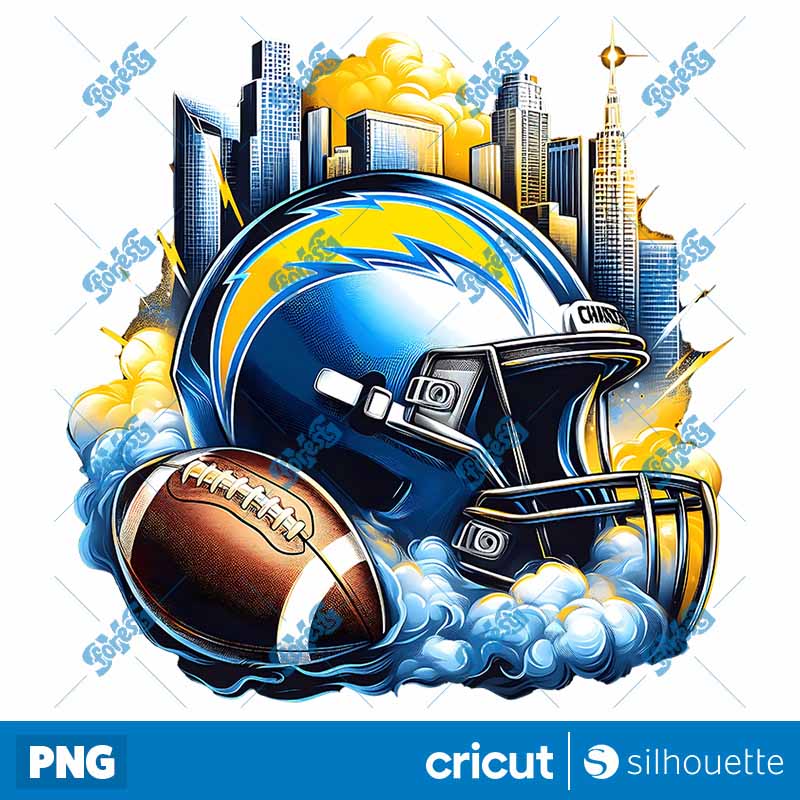 Los Angeles Chargers NFL
  Helmet PNG