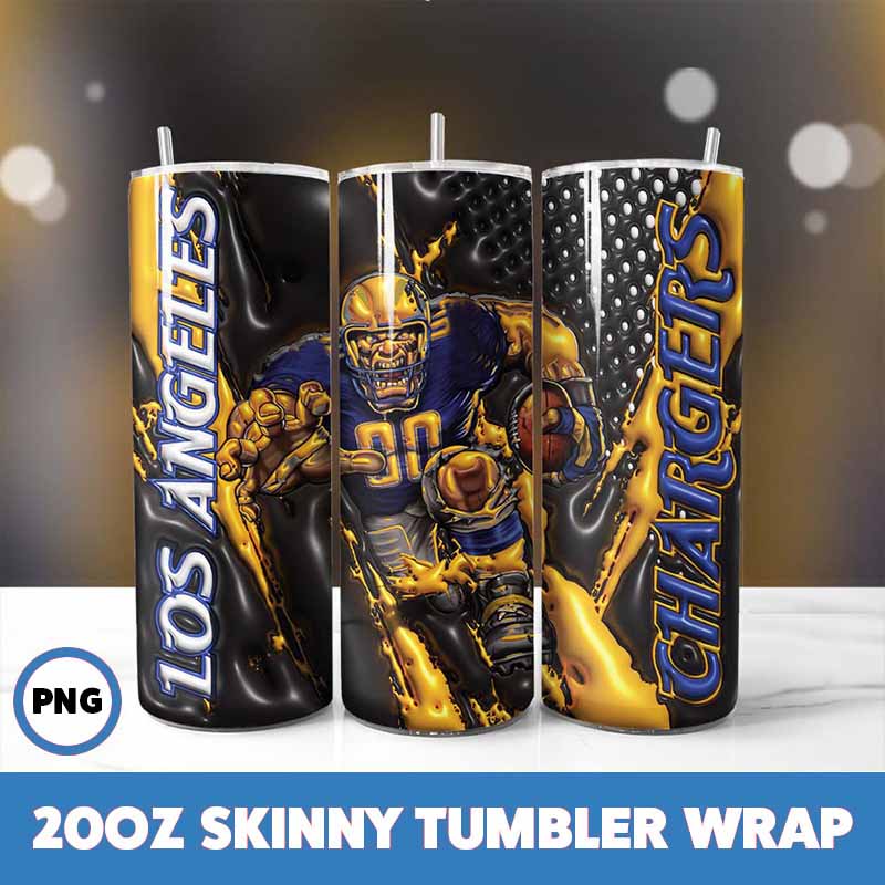 Los Angeles Chargers NFL
  Tumbler Wrap