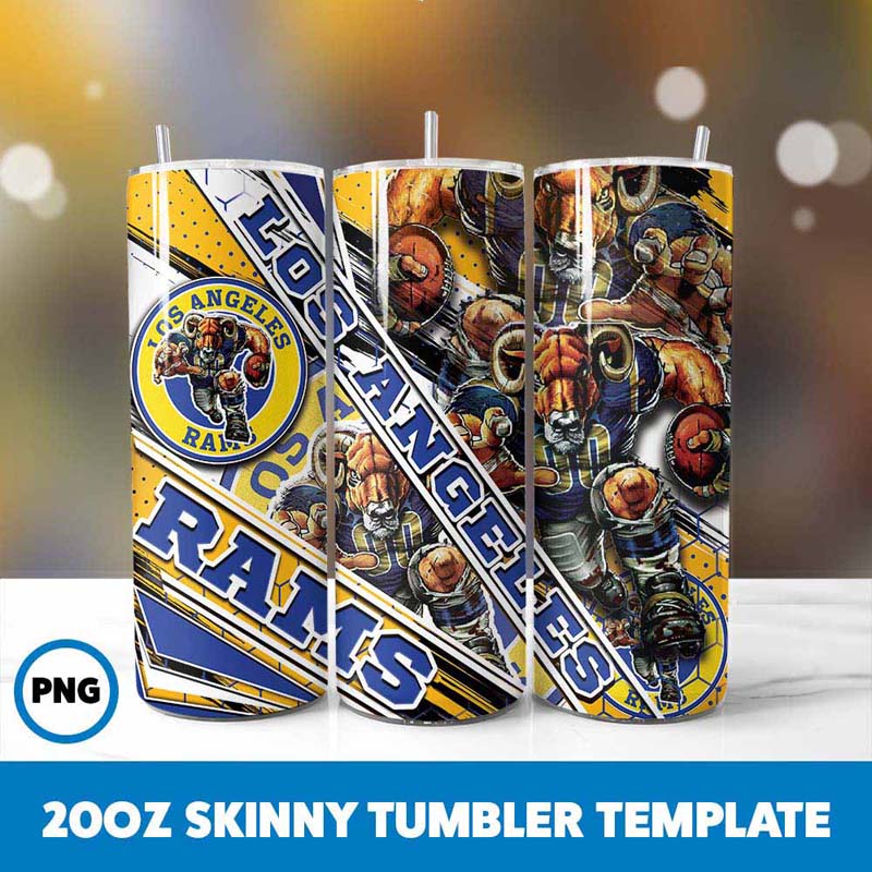 Los Angeles Rams Mascot
  Tumbler Wrap