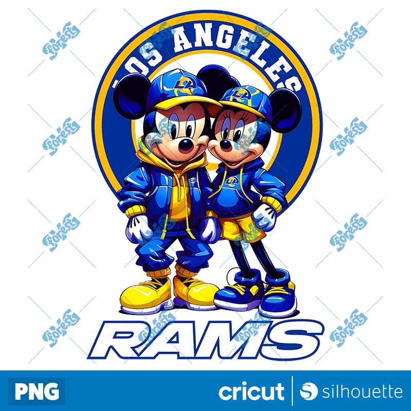 Los Angeles Rams Mickey Minnie
  NFL PNG