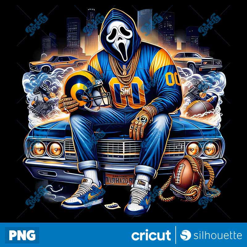 Los Angeles Rams Movie Ghost
  Car NFL PNG