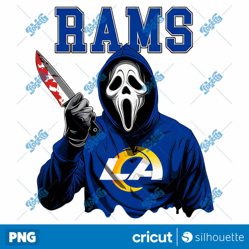 Los Angeles Rams Movie
  Ghostface NFL PNG