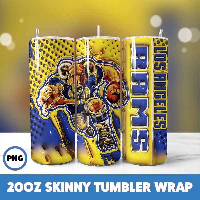 Los Angeles Rams NFL Tumbler  Wrap