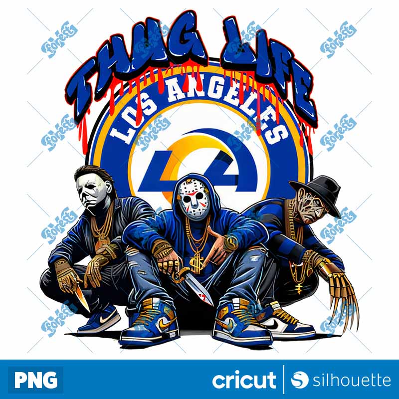 Los Angeles Rams Thug Life
  Horror NFL Football PNG