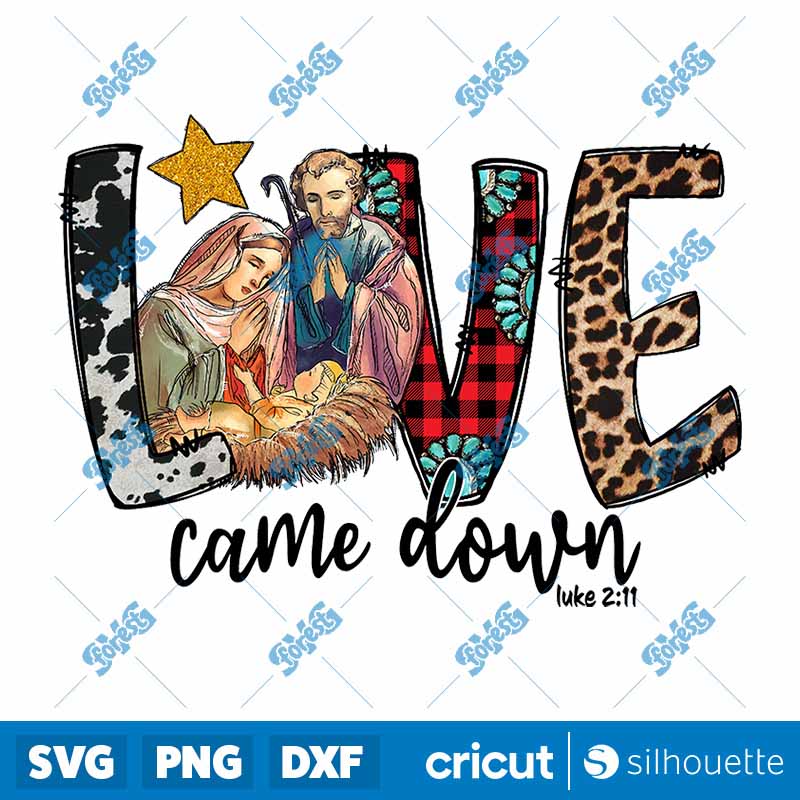 Love Came Down Jesus PNG