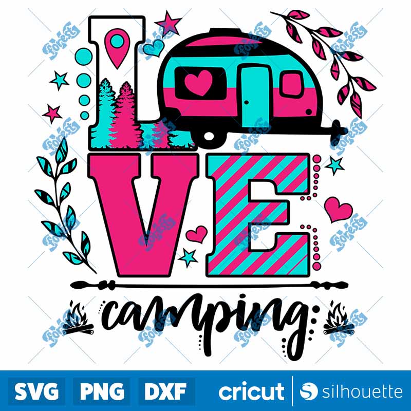 Love Camping PNG