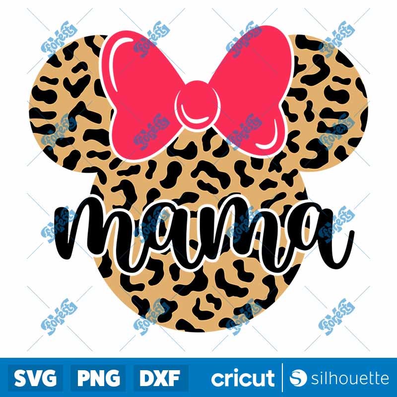 Mama Ears Disney Leopard SVG