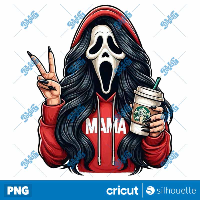 Mama Ghostface Coffee
  Starbucks PNG