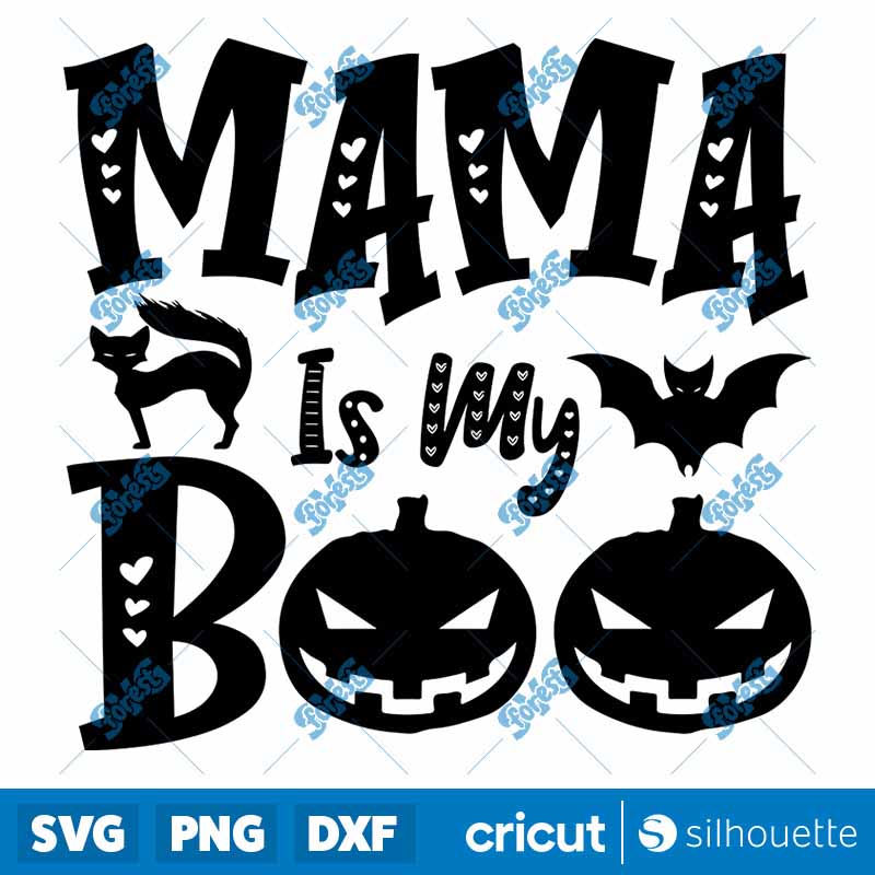 Mama Is My Boo PNG