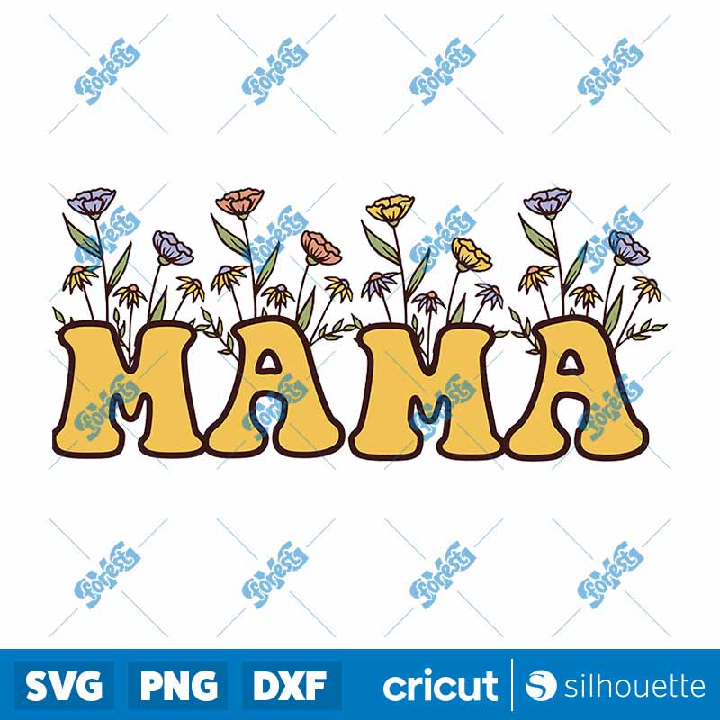 Mama Mini Wildflowers PNG