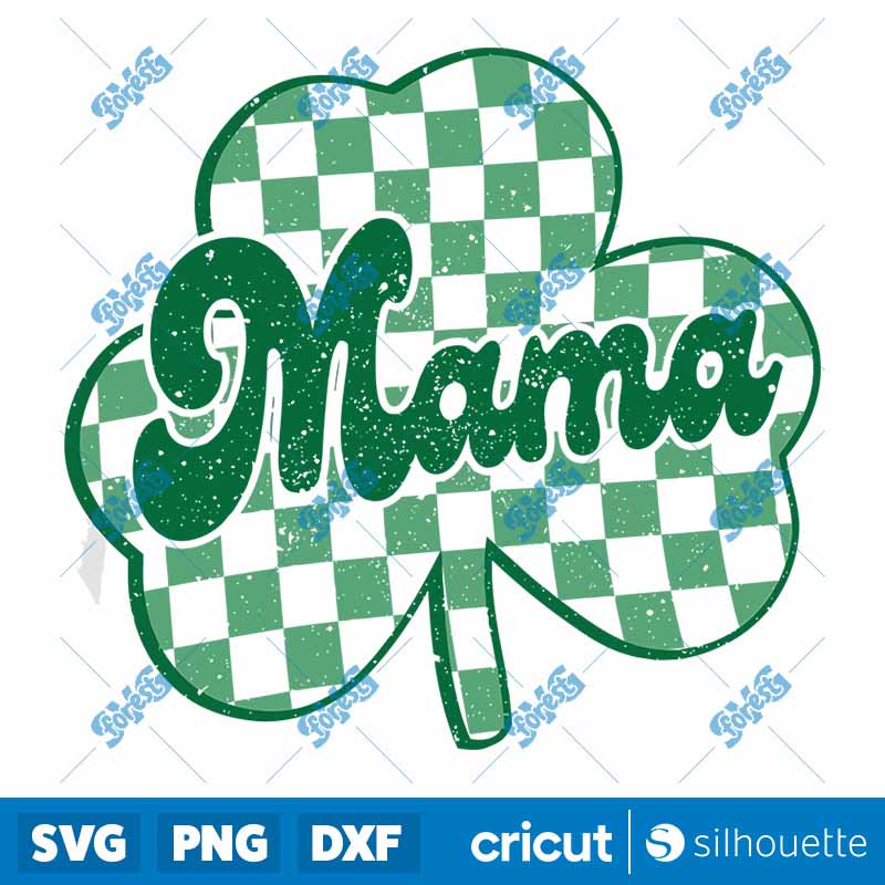 Mama Shamrock SVG