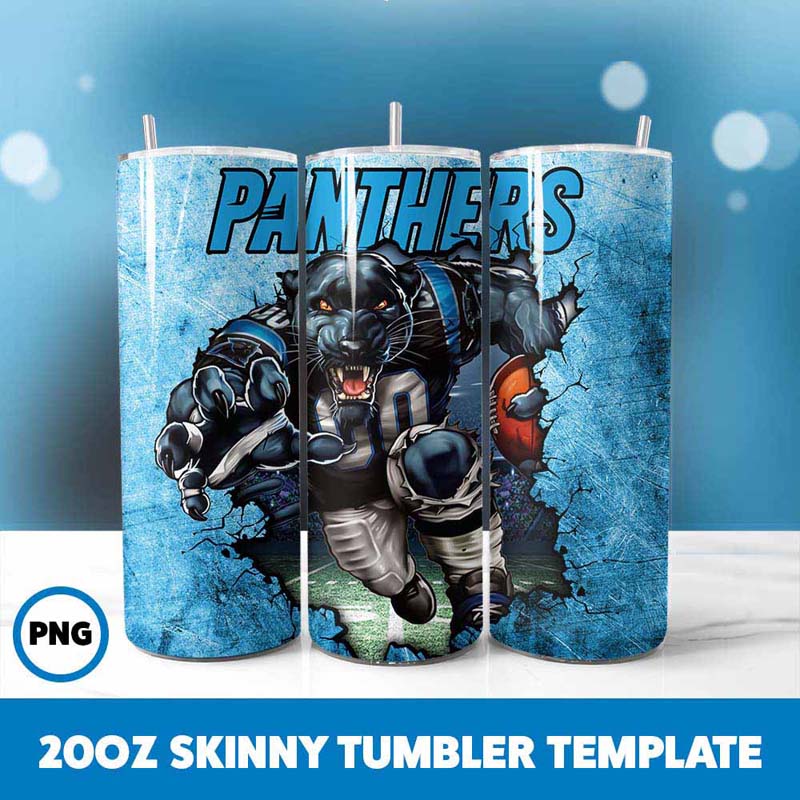 Mascot Carolina Panthers
  Tumbler Wrap