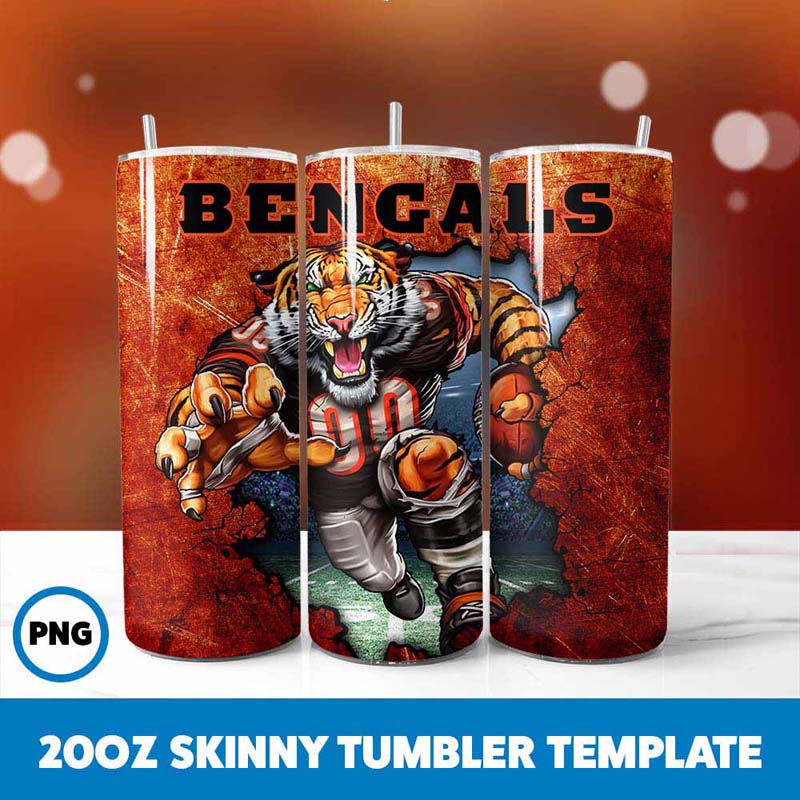 Mascot Cincinnati Bengals
  Tumbler Wrap