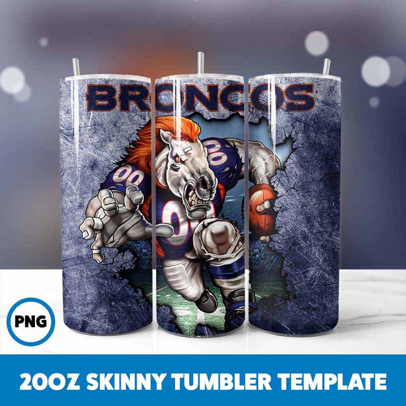 Mascot Denver Broncos Tumbler
  Wrap