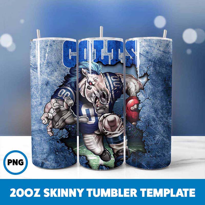 Mascot Indianapolis Colts
  Tumbler Wrap