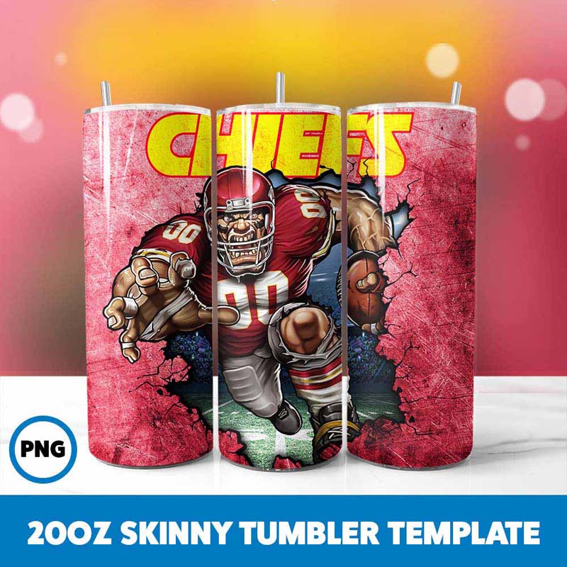 Mascot Kansas City Chiefs
  Tumbler Wrap