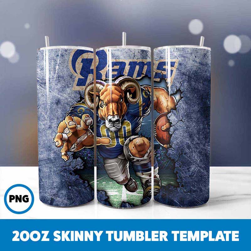 Mascot Los Angeles Rams
  Tumbler Wrap