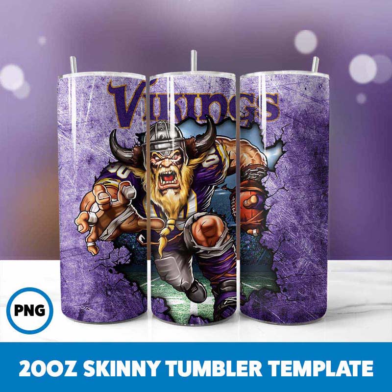 Mascot Minnesota Vikings
  Tumbler Wrap