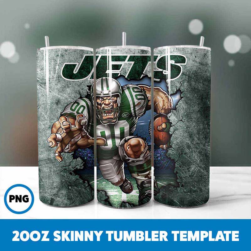 Mascot New York Jets Tumbler
  Wrap