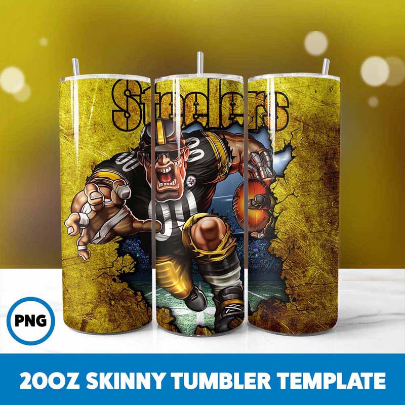 Mascot Pittsburgh Steelers
  Tumbler Wrap