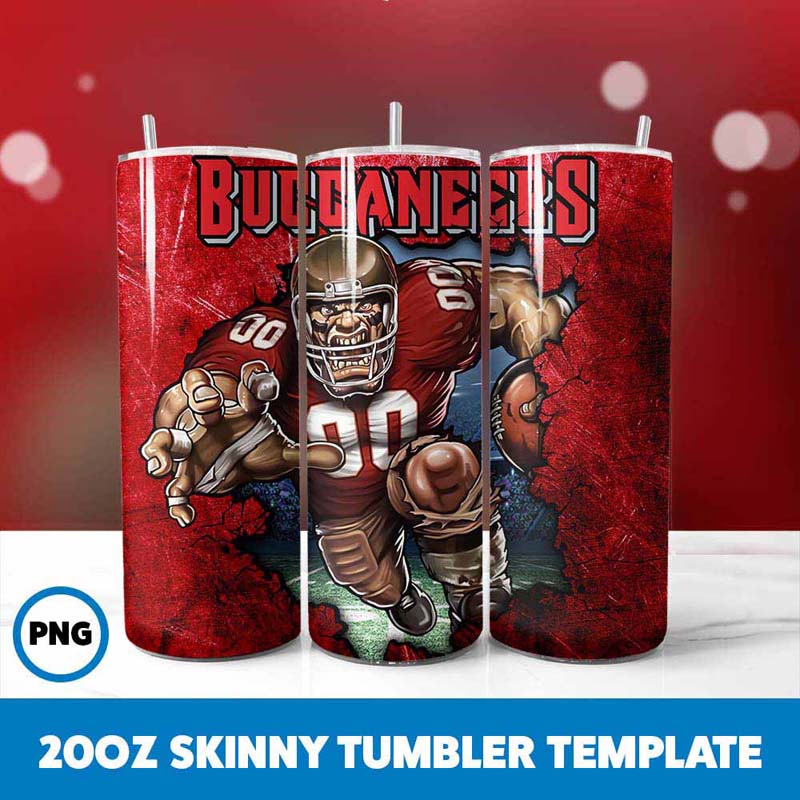 Mascot Tampa Bay Buccaneers
  Tumbler Wrap