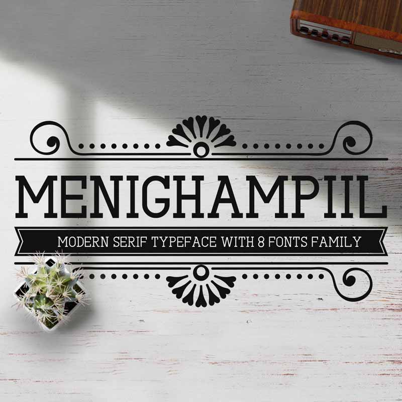 Menighampiil Font